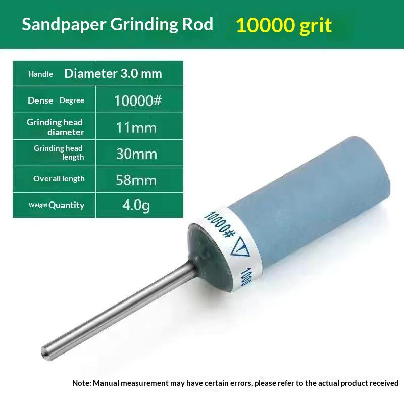 Wet Dry Sandpaper Grinding Sticks Assorted Grit Polishing Tools for Wood Carving Plastic Grinding Model Making Hobby Projects