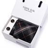 Men's 1200-Needle High-Density Business Stripe & Paisley Tie Set - 6 Piece Groom & Wedding Gift Box
