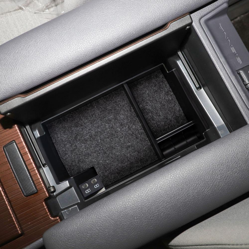 Armrest Box for Toyota Sienna XL40 4th Gen 2021 - 2023 LHD Center Console Organizer Armrest Storage Box Sienna Car Accessory