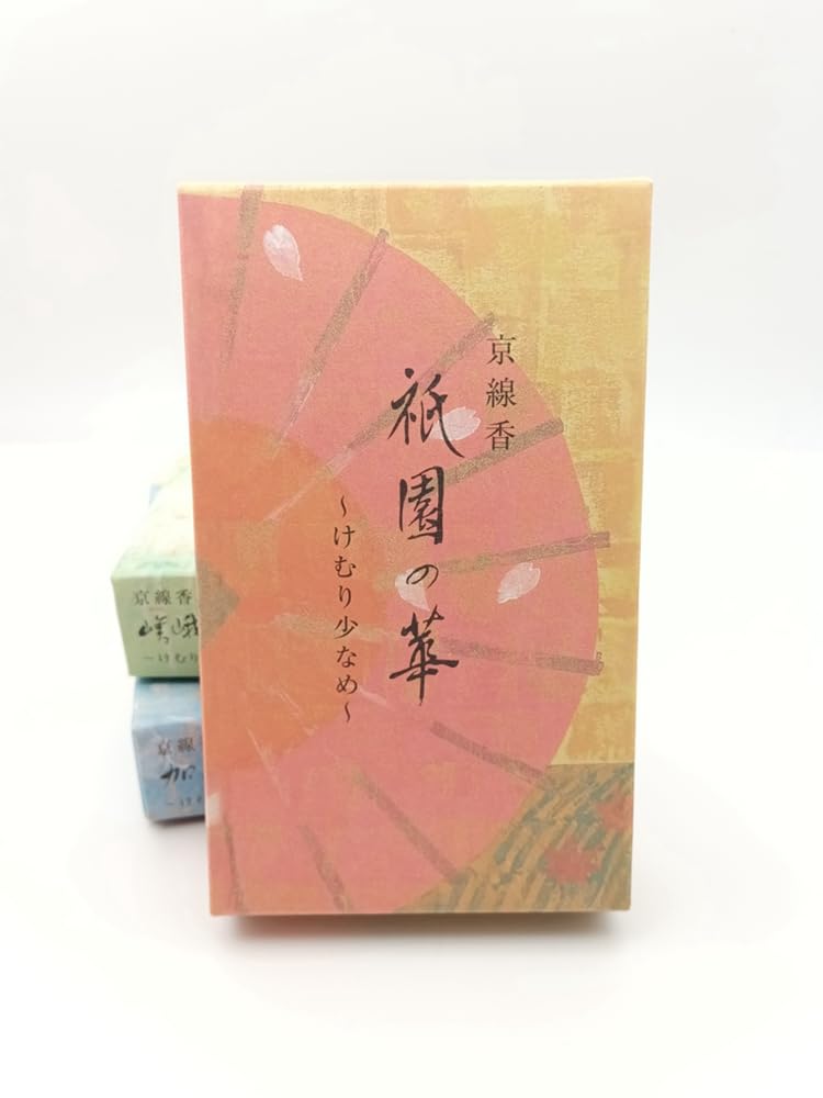 Low-Smoke Kyoto Incense, Kyoto Kosaido Sanshisuimei, Natural Scented Incense Series, 70g (Gion No Hana)
