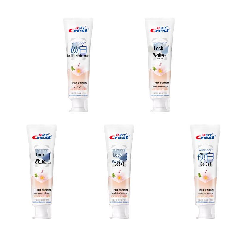 

Crest Dual Color Lock Whitening Toothpaste