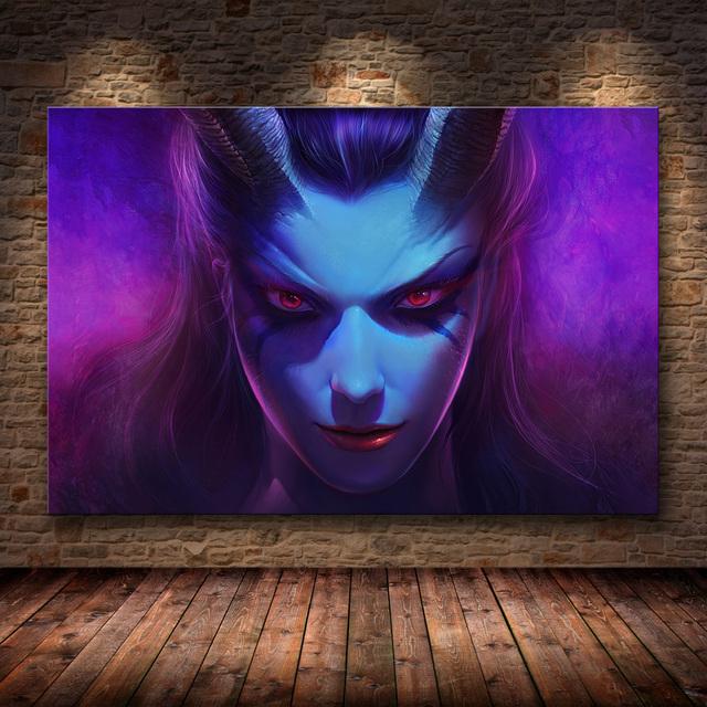 Unframed The Poster Decoration Painting of DOTA2 On HD Canvas Canvas Painting Wall Art Canvas Wall Art Canvas