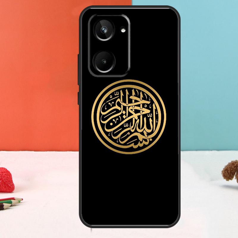 Muslim Islam Bismillah Allah For Realme C67 C75 C71 C55 C53 C61 C33 C63 C51 10 11 12 13 14 15 Pro Plus C65 GT7 Pro Case