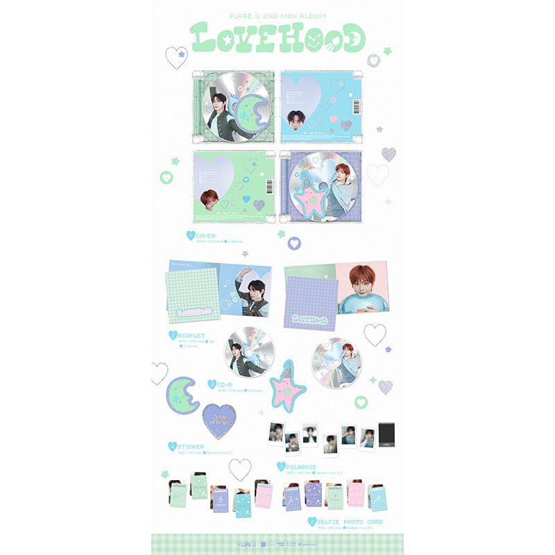 [Pre-order] FLARE U - 2ND MINI ALBUM [LOVEHOOD] JEWEL CASE Ver.
