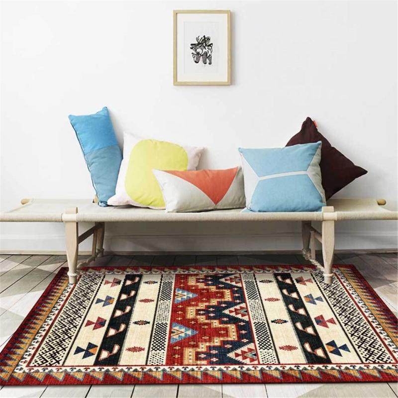 Transform Home Geometric Pattern Rug NonSlip Rug Front Door Mat Kitchen Rug Indoor Door Mat Home Textiles Product