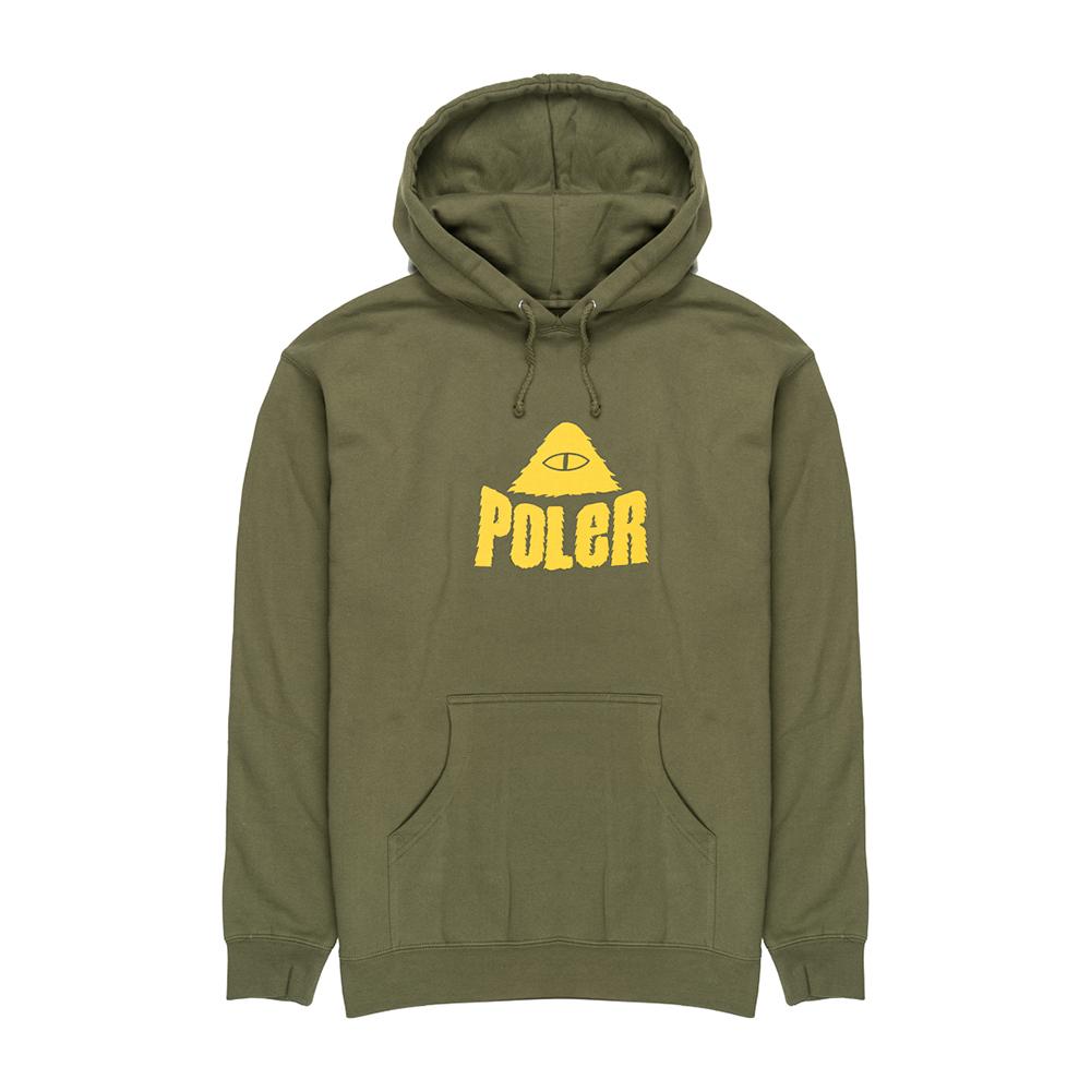Polar Staff Fuzzy Stuff Hoodie Army Green Hoodie L (P22S840230612808)