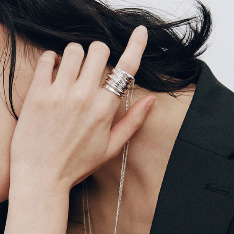 LUMIAH BOLD QUIET RIPPLE RING