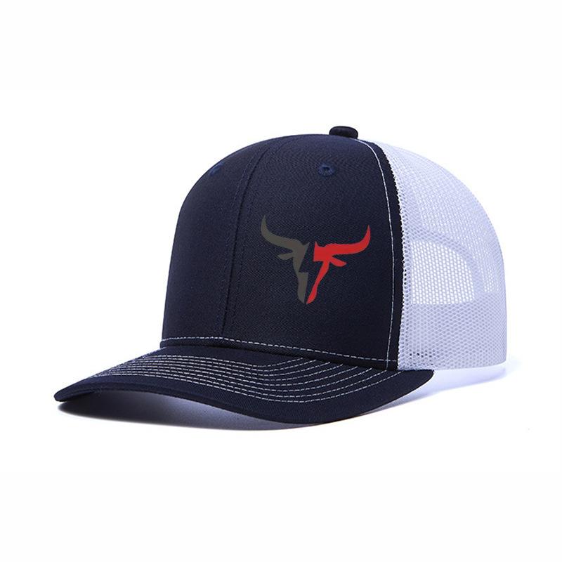 

Breathable Adjustable Bull Head Print Baseball Cap Lightweight Sun Hat for Outdoor Sports Mesh Design Perfect for Casual Wear One Size