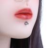 Steel Men With Sticker For Women Ball Nose Ring Fake Lip Stud Eyebrow Stud Set No Piercing Jewelry