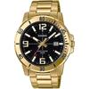 Casio Cheap Casio Analog Watch MTP-VD01G-1B Black Stainless Steel Band Water Resistant
