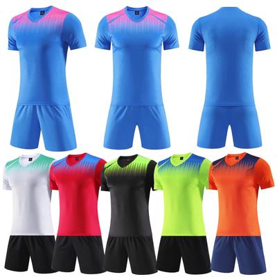 Football Uniform Set Football Training Competition Uniform Student Class Uniform Adult Children'S Football Jersey Printing Number