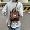 Hello Kitty Cat Mini Backpack With Nylon Material And Butterfly Knot For Daily Use