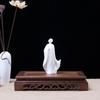 1 Pc Chicken Wing Wooden Base Ornament Living Room Home Decoration Buddha Statue Incense Burner Offering Platform Tea Set Base