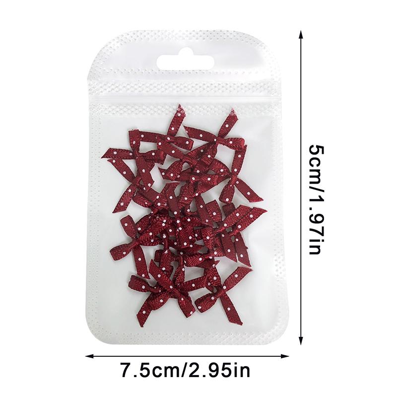 20 Stück Wellenpunkt Stoff Schleife Schleifen Krawatte Anhänger Nagelkunst Schmuck Nagelverzierung Diy Feenhaftigkeit Nagel Teile Zubehör Falsche Nägel Dekor