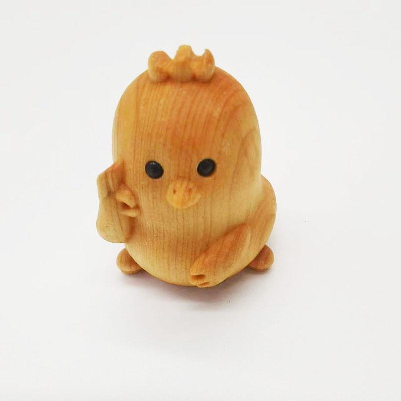 Mini Holz 12 Tierkreiszeichen Drache Affe Küken Ochse Tiger Hase Schlange Maus Tiere Figur 1,96" Büro Wohnkultur Geburtstagsgeschenk