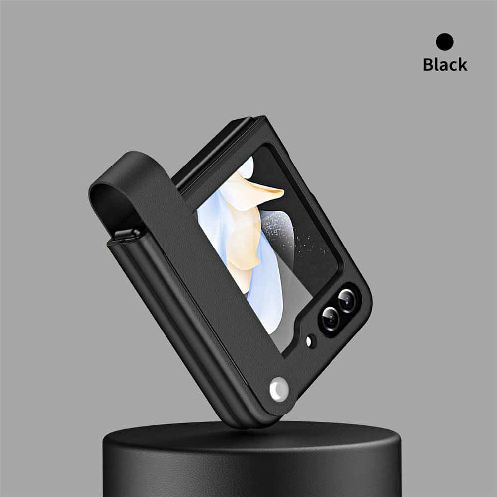 

Модный ультратонкий чехол для телефона с ремешком на запястье для Samsung Galaxy Z Flip 5 5G, чехол для ПК, жесткий защитный чехол, противоударный чехол, Fundas For Z Flip 5 5G