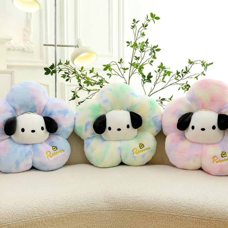 New Pacha dog throw pillow creative cushion petal seat cushion cute dog plush toy cartoon doll birthday gift