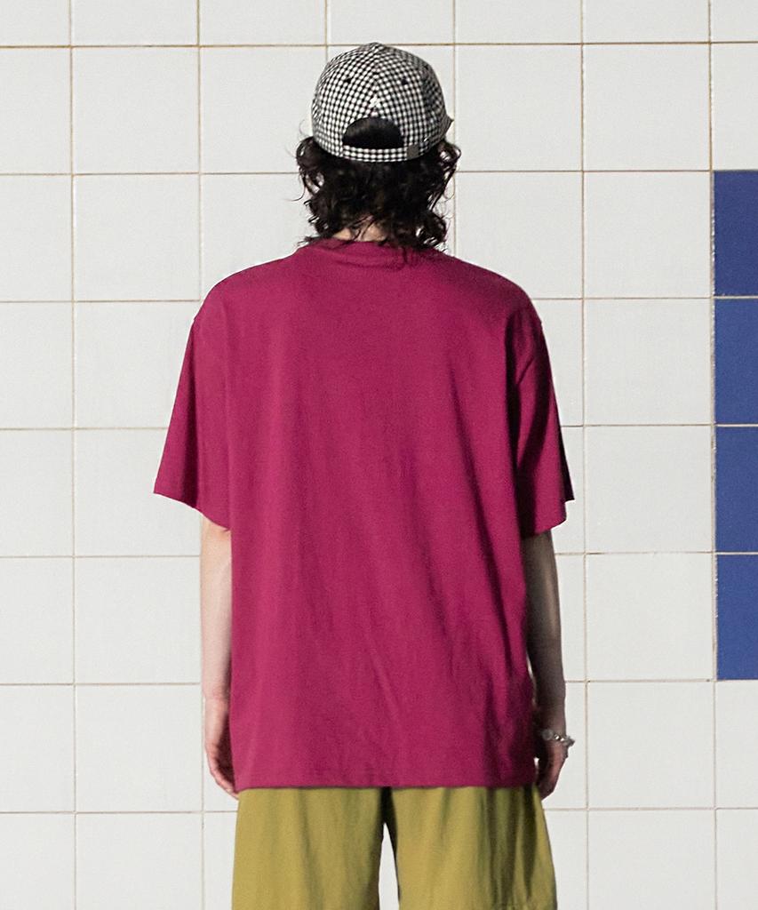 UNALLOYED Tie-Dye Star Logo T-Shirt / Magenta