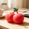 Cherry Fidget Toy Realistic Stress Relief Toy, Giant Squeeze Portable Reliever Soft Stretchy Simulation Fruit Sensory for Anxiety