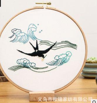 

DIY Cross Stitch Embroidery Kit Handmade Painting Needlework Sewing Gift Cloth Threads Tools Home Wall Decoration for Beginners