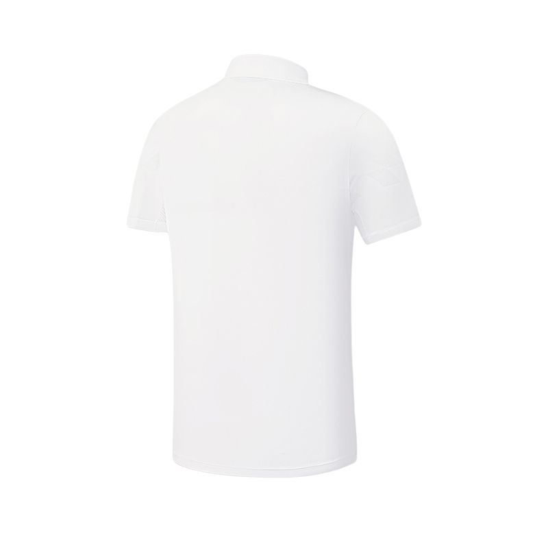 Fila Golf Series Pullover Knitted Short Sleeve Golf Shirt Men Tops A11M625162F-WT