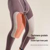OEING Men's Fleece-Lined Warm Pants with Cashmere Knee Protection