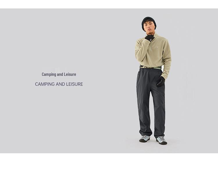Women's 3-Layer Waterproof Windproof Hardshell Pants for Mountain Climbing In Torrential Rain, Autumn/Winter Collection.