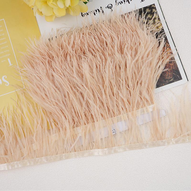 1M 10-13Cm Ostrich Feather Fringed Jewelry Handicrafts Clothing Decorative Accessories