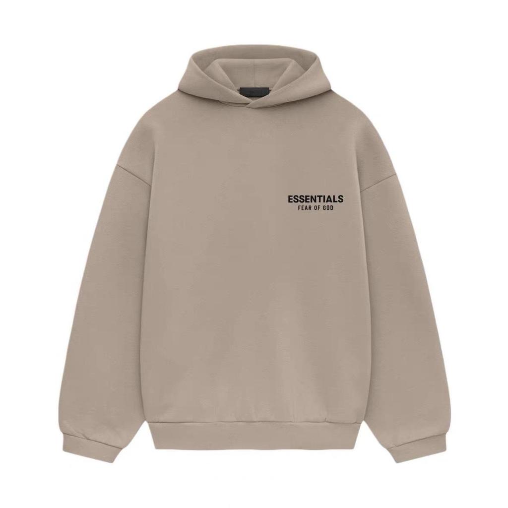 Grünes X FOG Essentials Plus Samt Kapuzenpullover SS24