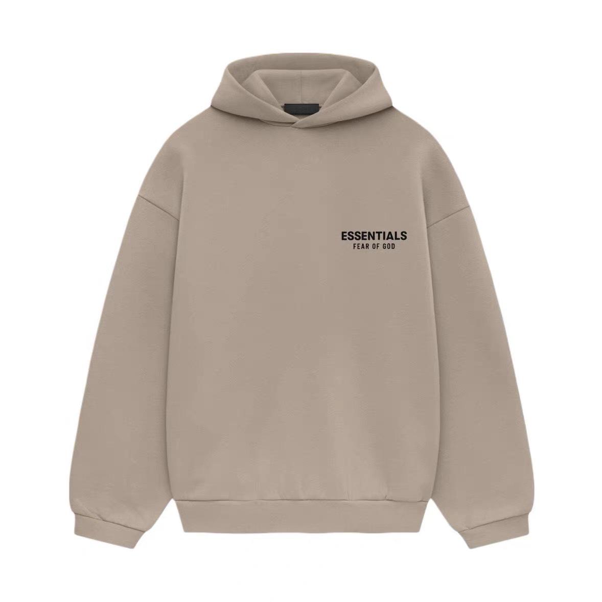 Zelená X FOG Essentials Plus Zamatová mikina s kapucňou SS24 XL