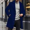 Men S Slim Fit Mid Length Trench Coat Casual Business Style
