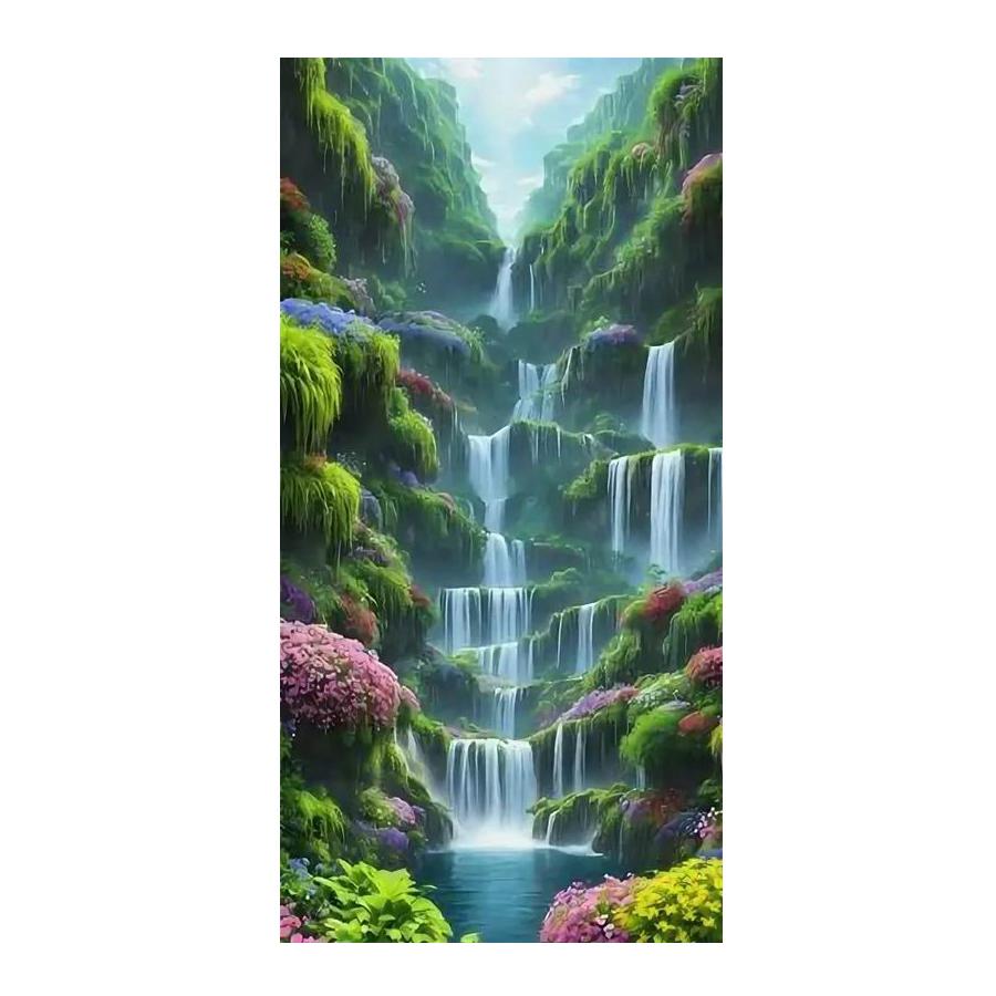 Diamond Painting New Collection Natural Scenery Waterfalls Rivers Diy Full Rhinestone Embroidery Landscape Mosaic Cross Stitch Kits Wall Decor