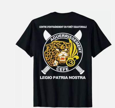 Den franske fremmedlegion 3REI CEFE Etrangere Jungelkrigføringstrening T-skjorte 100_