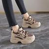 Dad Shoes Children 2025 New Autumn and Winter Small Inner Height Increase Women's Shoes Platform Casual Sports Shoes