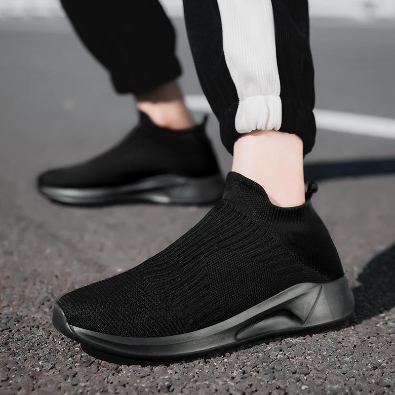 Breathable Mesh Socks Shoes Men Women Knitted Lightweight Casual Walking Sneakers Slip-on Flats Loafers for Traveling Jogging