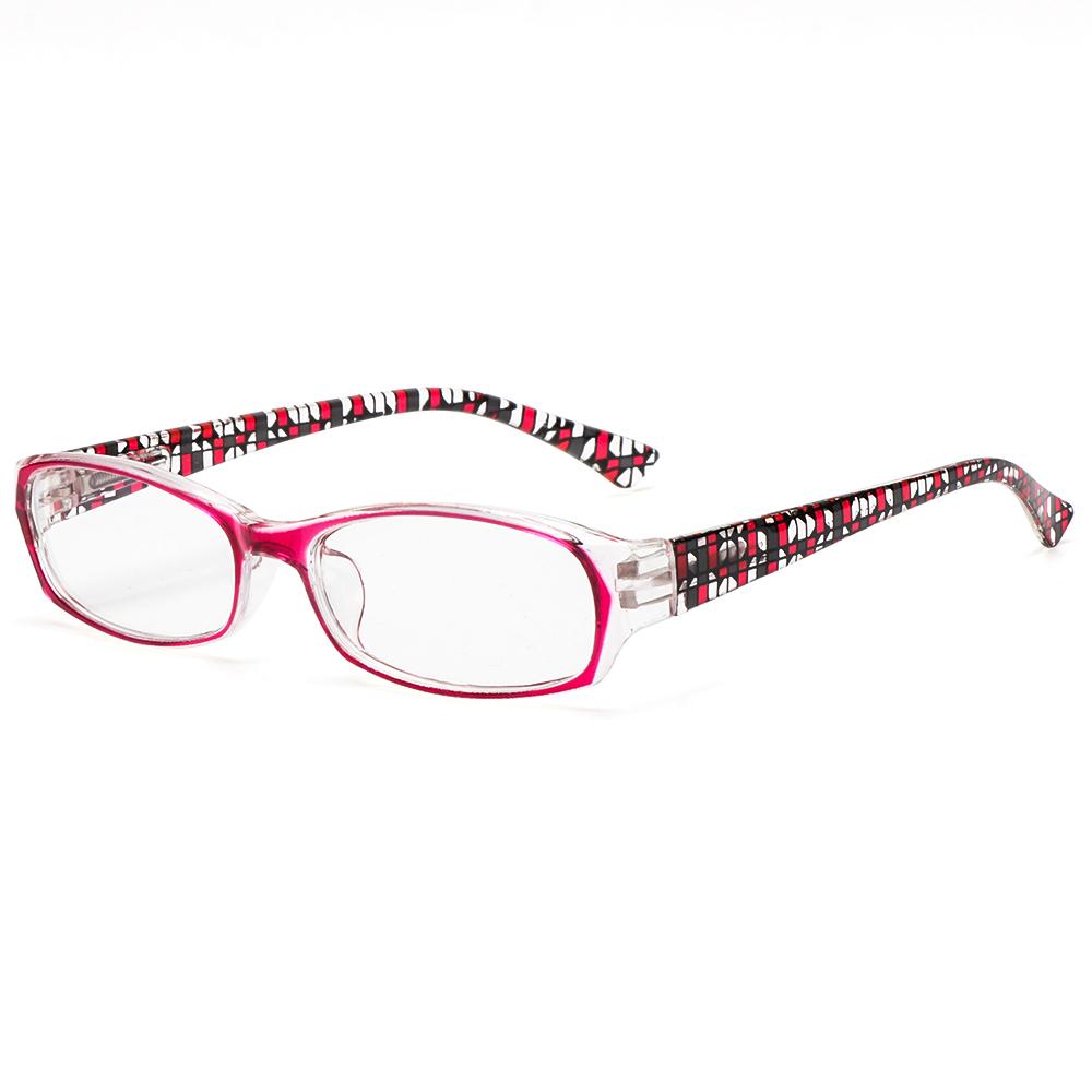 1pc Anti-Blue Light Reading Glasses Urltra-Light Eye Protection Women Men Flowers Elegant Eyeglasses Diopter +100~+400