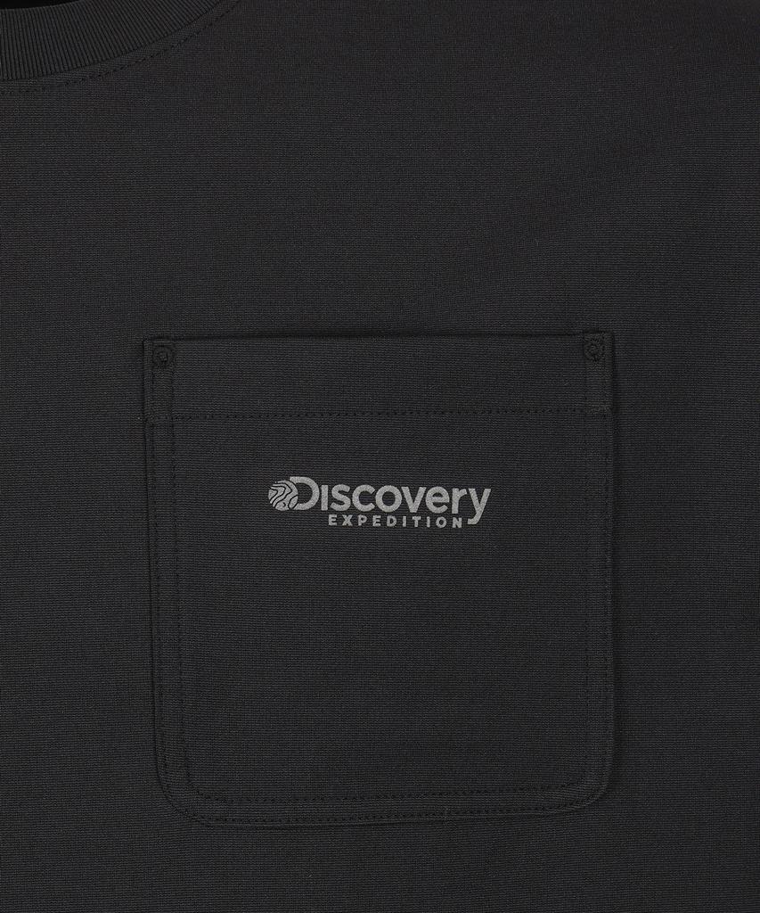 DISCOVERY EXPEDITION Men'S Freshvent Knit Training Pocket Short Sleeve T-Shirt (Black)