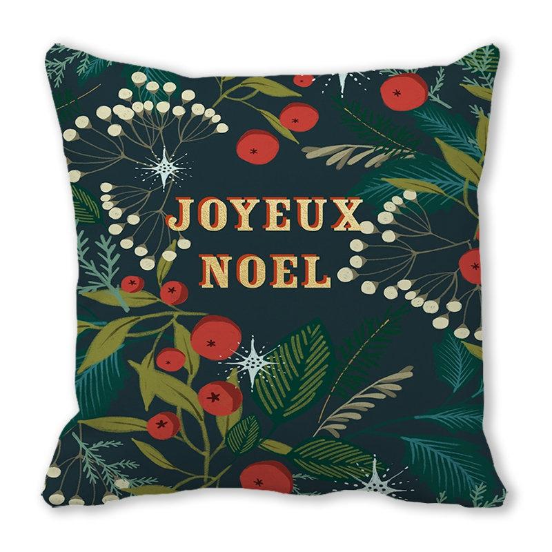 Green plants and flowers pattern series Digital printing short plush pillow covers for car sofa office cushion cover home goods