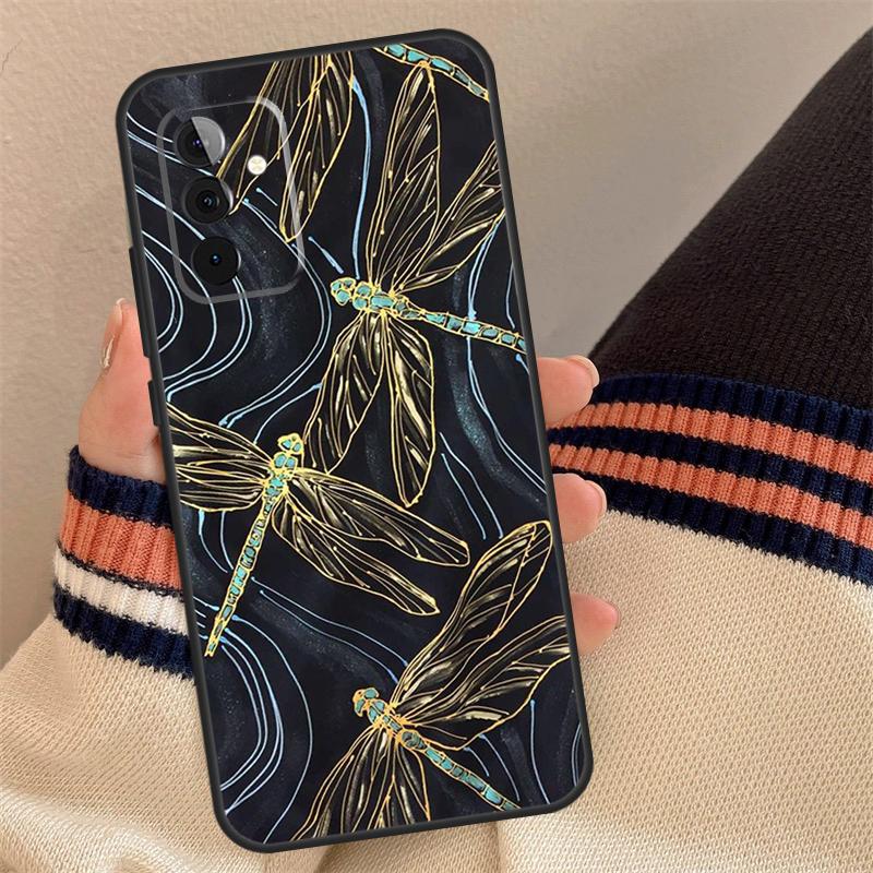 Dragonfly Insect Pattern Case For Samsung Galaxy A56 A36 A16 A13 A23 A33 A53 A52 A32 A12 A54 A34 A14 A15 A35 A55 A17