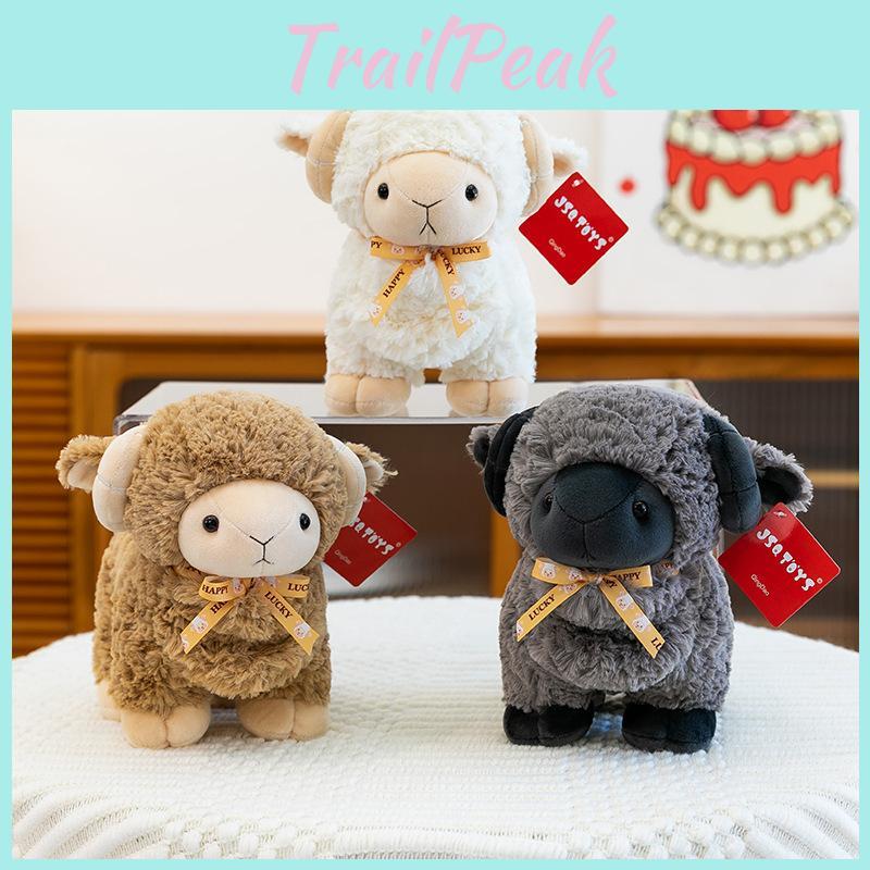 Cute Cartoon Curly Hair Sheep Plush Toy Children Toy For Office Relaxation And Kids Play