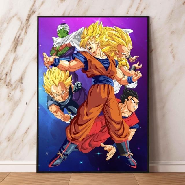 

Холст с принтом Dragon Ball Carot, современный дом, гостиная, рождественский подарок, классическая наклейка на стену, высокая 21cm×30cm NoFrame