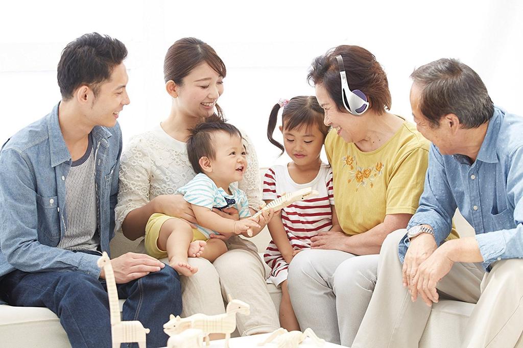 Phontec Lucentechno Headphone-Type Hearing Amplifier (Navy)