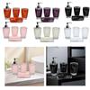 4Pcs Toothbrush Holder Toiletries Acrylic Apartment Essentials Lotion Dispenser