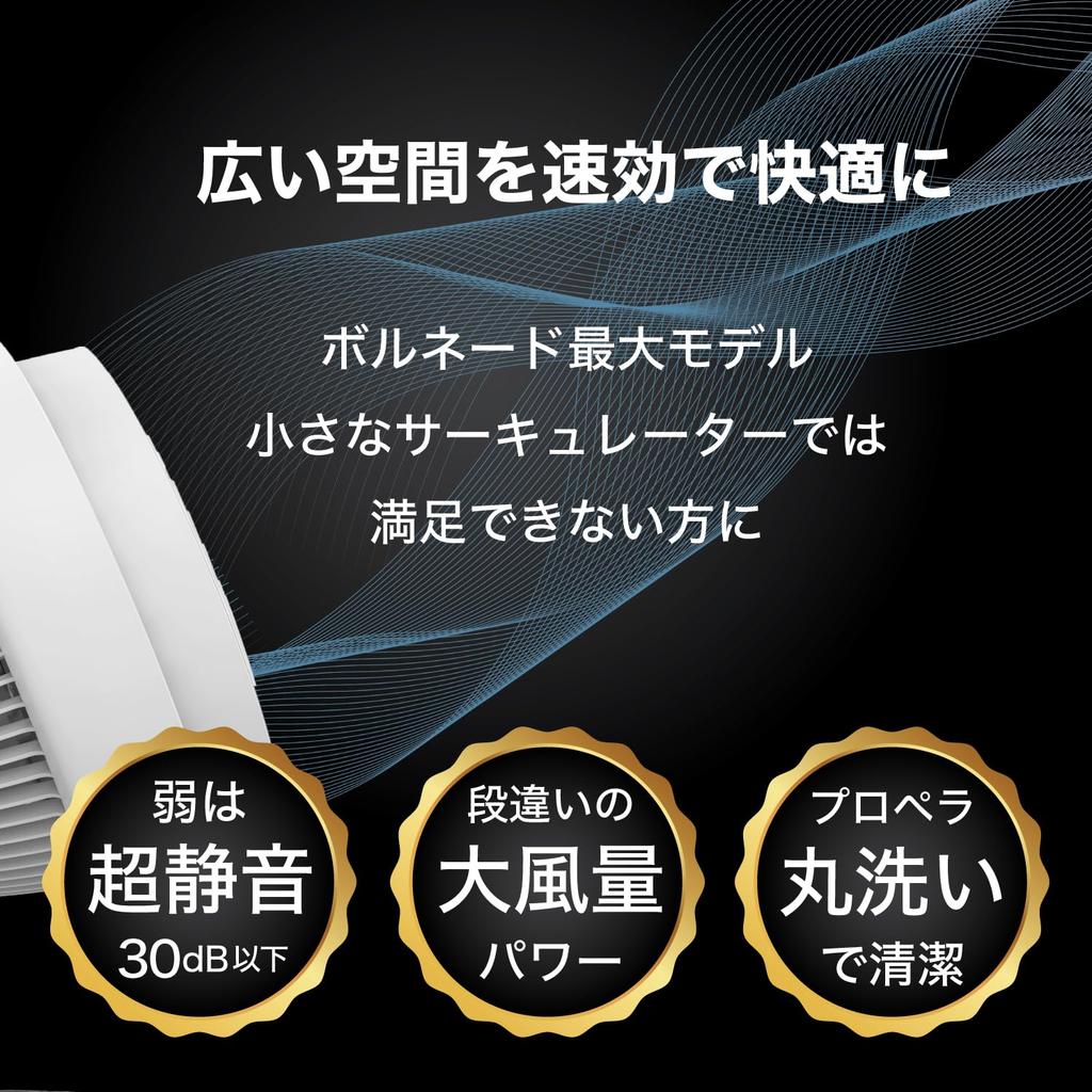 Vornado Circulator DC Motor 45 Tatami Quiet Powerful Energy Saving Stepless Speed Long Warranty Propeller Washable Made In the USA Open Air 723DC-JP