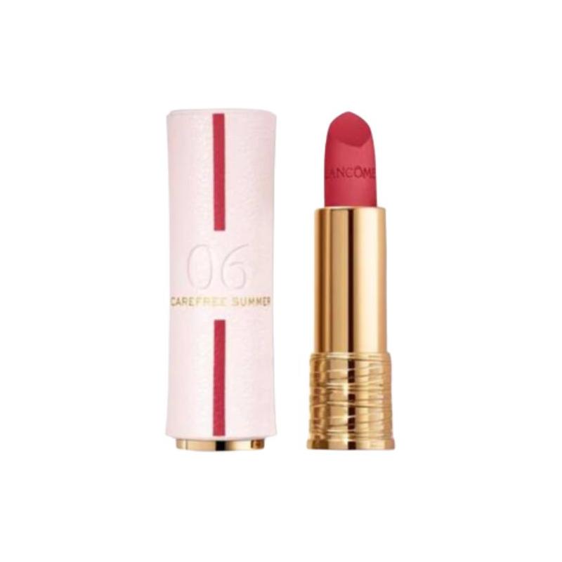 Lancôme lipstick Xiaomanyao 25 Years Chinese Valentine's Day Limited Lucky Velvet Matte Easy to Color Natural Whitening 06# Wuyouxia Official Gift Box