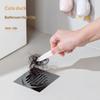 2-In-1 Cute Duck Shaped Double-Head Design Cleaning Clip Dust Stain Removal Shovel With Drainage Hole Bathroom Cleaner Tool