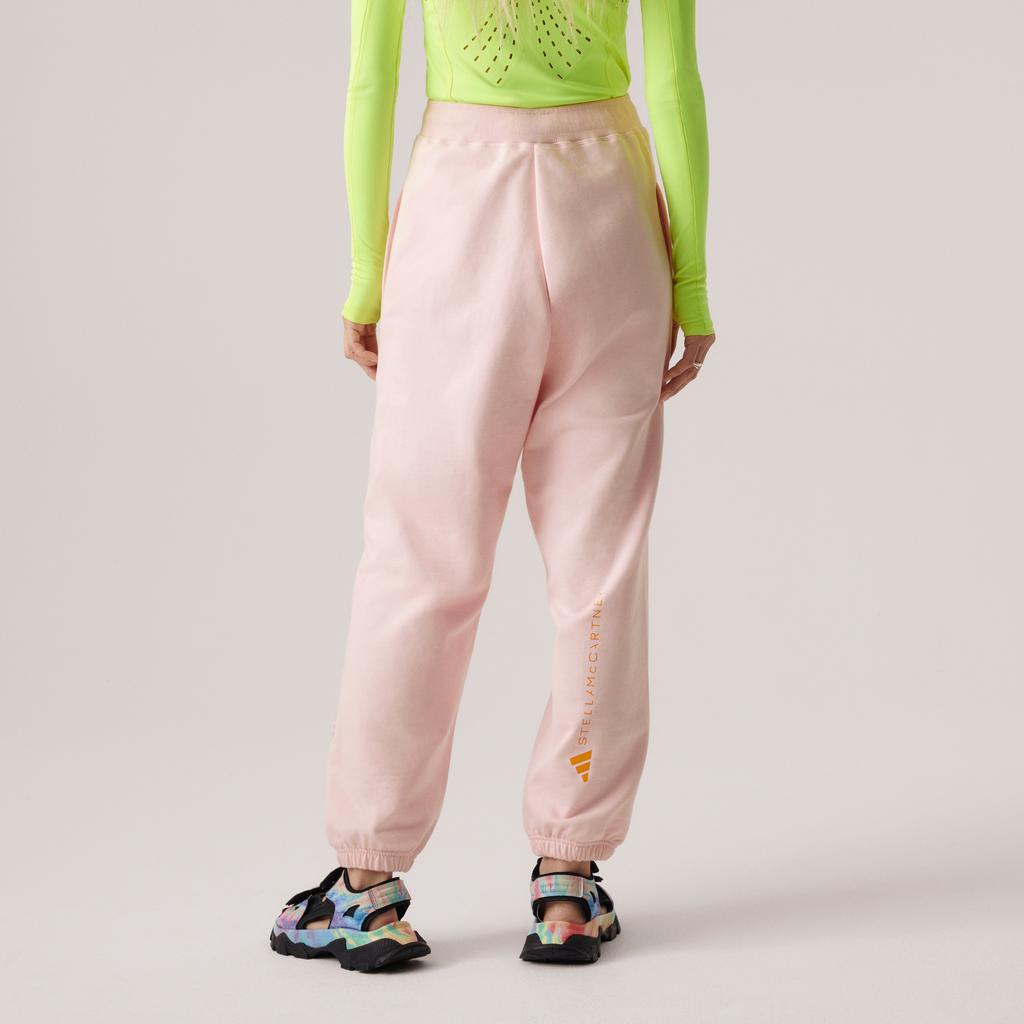 Adidas × Stella McCartney Stella McCartney Sportswear Sweat Pants Unisex Letter Print Casual Unisex Bottoms Pink IA7723