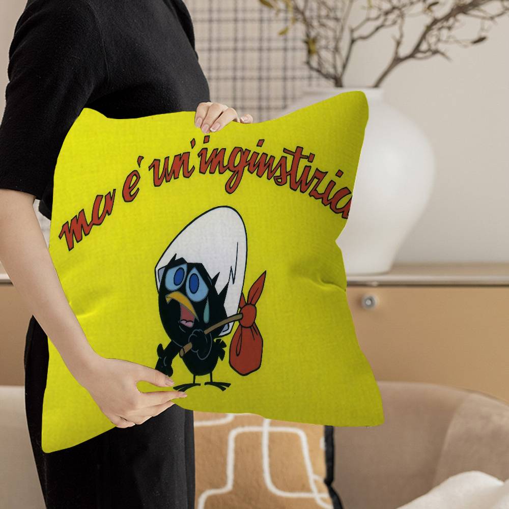 

Cartoon C-Calimero pillow cover sofa cushion cover home room decoration children gift 12x12Inch