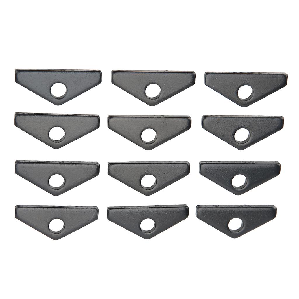 12Pcs Valve Cover Mini Spreader Tabs Replacement for Ford SBF Small Block 289 302 351W Engine