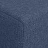Folding Sofa Bed Blue 120 x 60 x 49 cm Fabric